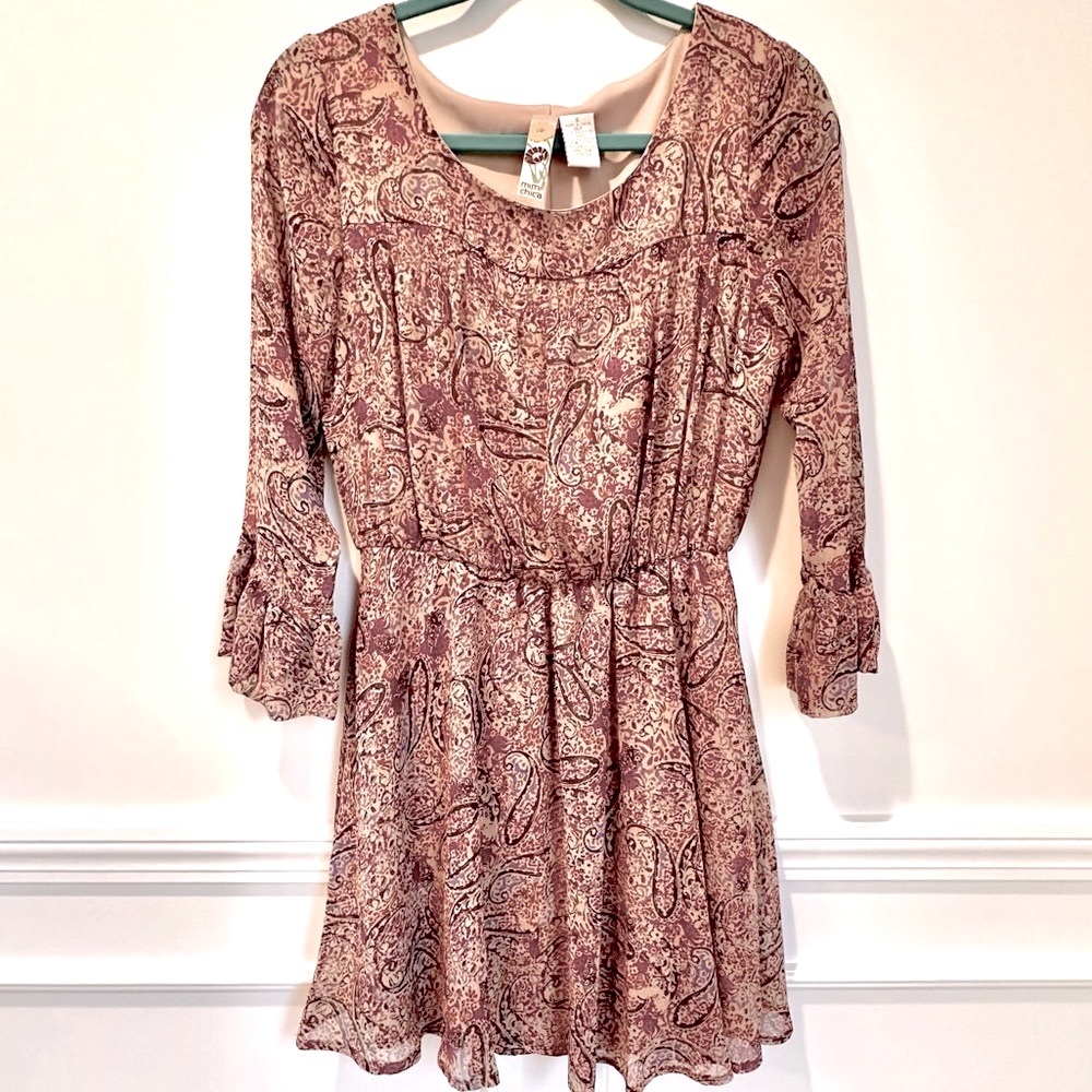 Mimi Chica Paisley Print Dress